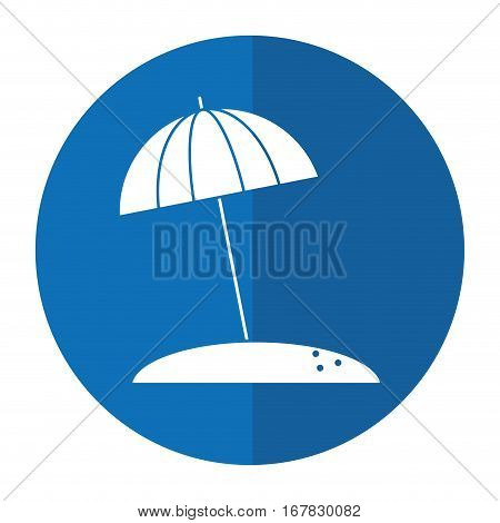 beach umbrella parasol sun vacation shadow vector illustration eps 10