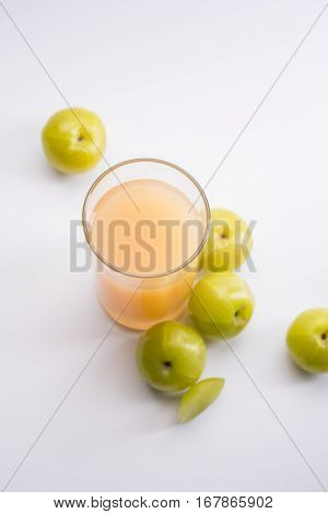 Ayurvedic Amla or Indian Gooseberry Juice, healthy diet