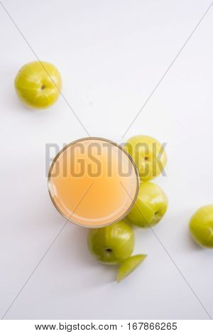 Ayurvedic Amla or Indian Gooseberry Juice, healthy diet