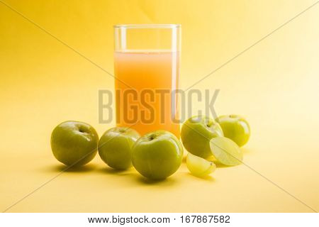Ayurvedic Amla or Indian Gooseberry Juice, healthy diet