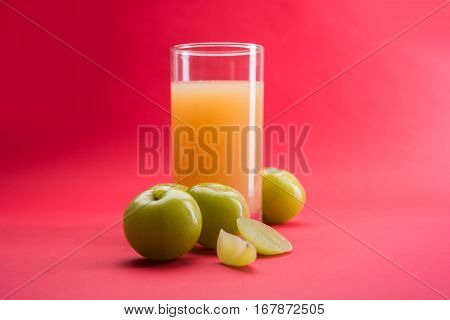 Ayurvedic Amla or Indian Gooseberry Juice, healthy diet