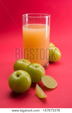 Ayurvedic Amla or Indian Gooseberry Juice, healthy diet