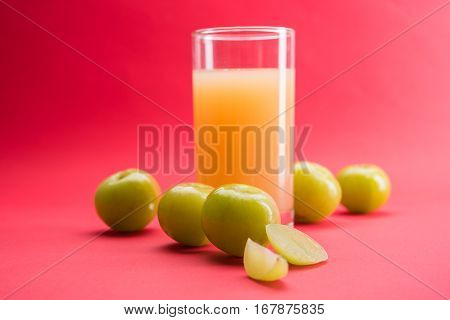 Ayurvedic Amla or Indian Gooseberry Juice, healthy diet