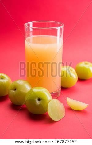 Ayurvedic Amla or Indian Gooseberry Juice, healthy diet