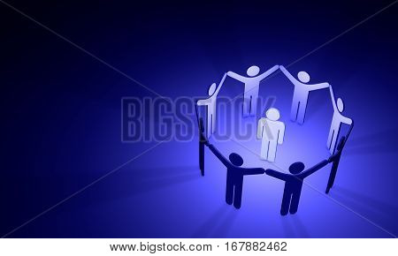 Standing Out from the Crowd. Available in high-resolution and several sizes to fit the needs of your project.