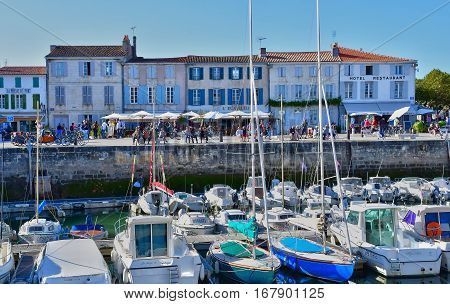 La Flotte France - september 25 2016 : the picturesque port