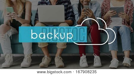 Cloud Computing Back Up Download Network