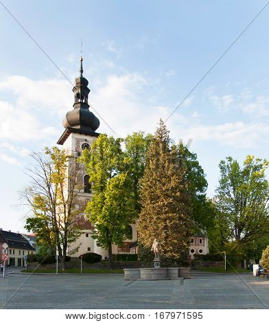 Catholic Church of Saint Cunigunde in Nove Mesto na Morave Czech republic