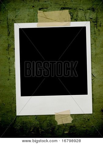 altes Photo an Wand