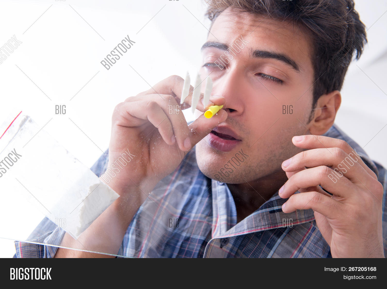 Black Man Sniffing Pizza