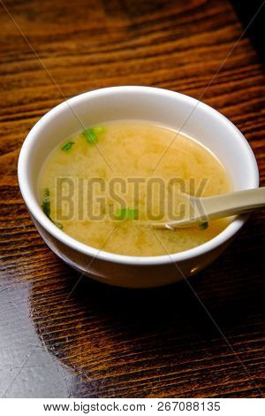 Japanese Miso Soup Bowl With Authentic Duck Spoon