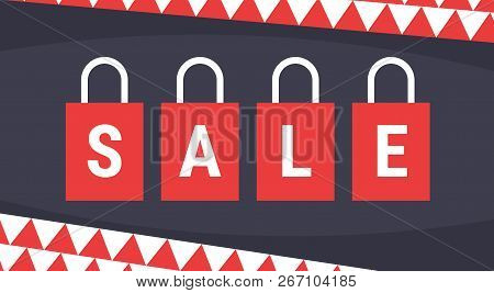 Black Friday Special Offer Poster Shopping Prize Tags With Sale Text Holiday Promotion Concept Horiz