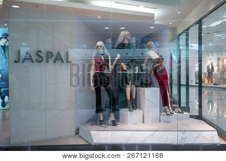 Jaspal Shop At Paradise Park, Bangkok, Thailand, Oct 22, 2018 : Fashionable Clothing And Accessories