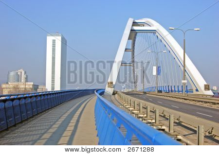 Apollo Bridge In Bratislava