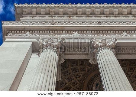 Rome, Italy - October 16: Neoclassical Architecture In Rome. Vittoriano (altar Of Nation) Monument I