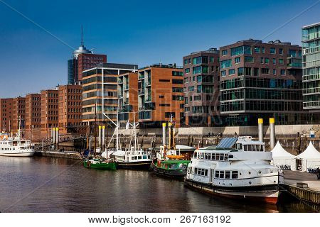 The Traditional Port Sandtorhafen In The Hafencity