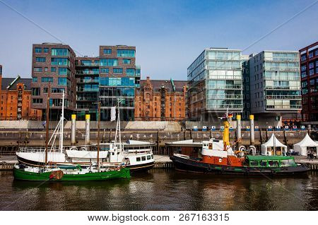 The Traditional Port Sandtorhafen In The Hafencity