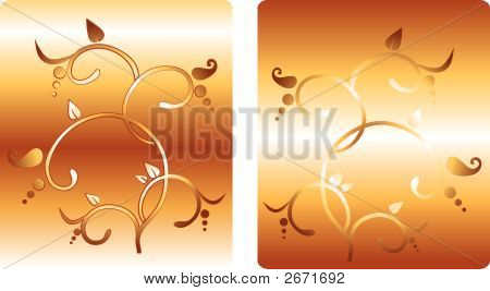 Ornament Gold Blume