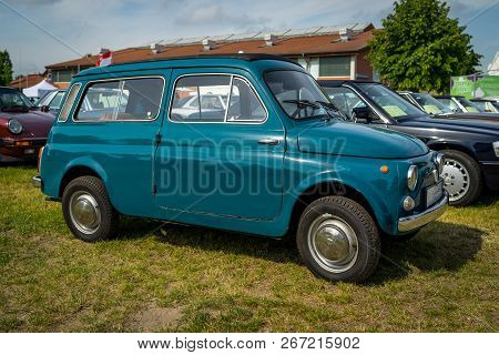 Paaren Im Glien, Germany - May 19, 2018: Supermini Autobianchi Giardiniera (based On The Fiat 500 Gi
