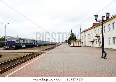provinzielle Bahnhof in Polozk