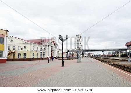 Provinz Bahnhof in Polozk