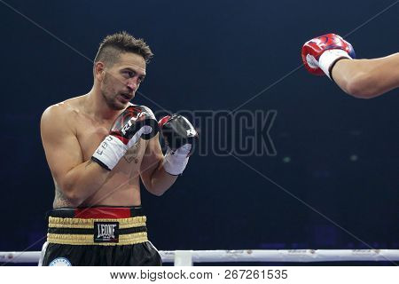Sofia, Bulgaria - 27 October 2018: Boxing Match Between Tervel Pulev And Leonardo Damian Bruzzese (p