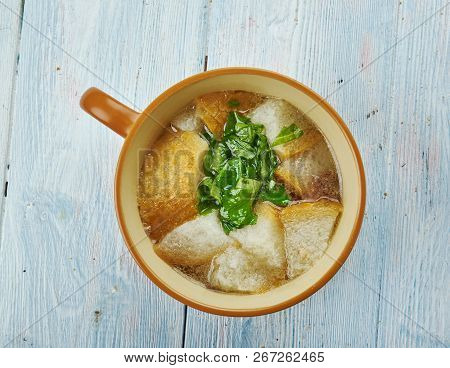 Czech Garlic Soup