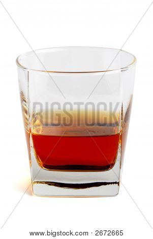 Whisky In A Tetrahedral Glass