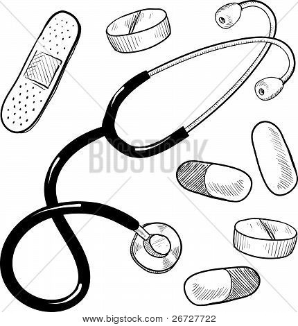 Doctor objects sketch