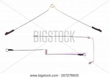 Feeder Fishing. Anti Tangle For Feeder Mounting On A White Background