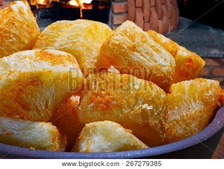 Delicious fried cassava