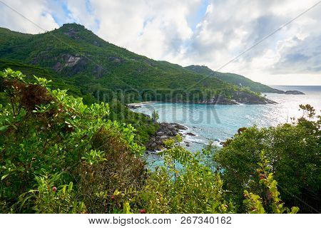 Anse Major Trail, Hiking On Nature Trail Of Mahe, Seychelles