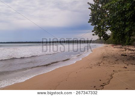 Beach In Cahuita National Park, Costa Rica