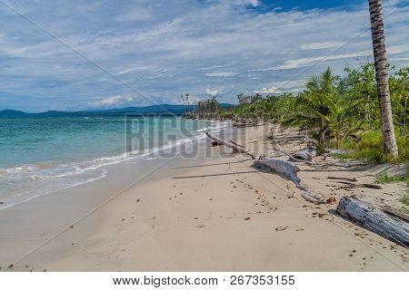 Beach In Cahuita National Park, Costa Rica
