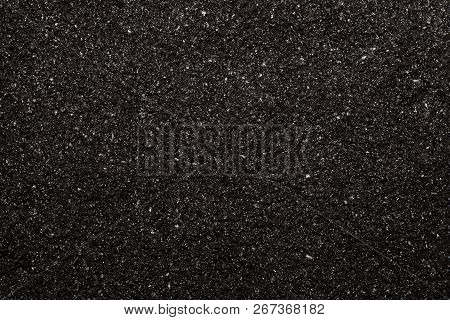 The Texture Of The Earth.the Background Of The Black Earth.chernozem.