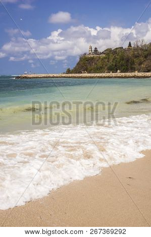 Pura Geger Temple At Geger Beach, Bali, Indonesia