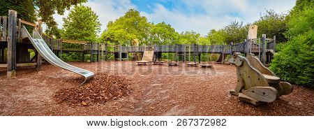 London, Uk - May 23 2018: The Diana, Princess Of Wales Memorial Playground Is A Memorial To Diana, P