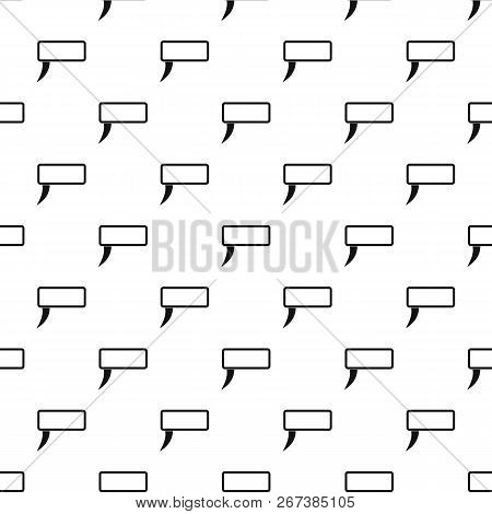 Speech Bubble Pattern Seamless Repeat Geometric For Any Web Design