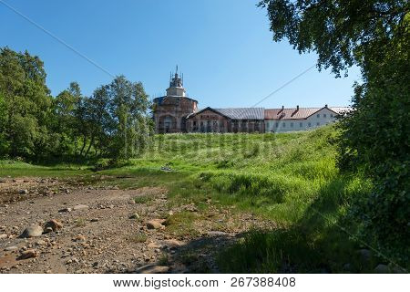 Holy Trinity Anzersky Monastery Of The Solovki Monastery On An Island Anzer (russia, Arkhangelsk Reg