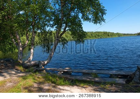 The Holy Lake Near The Holy Trinity Anzersky Skete Of The Solovki Monastery On The Anzersky Island, 