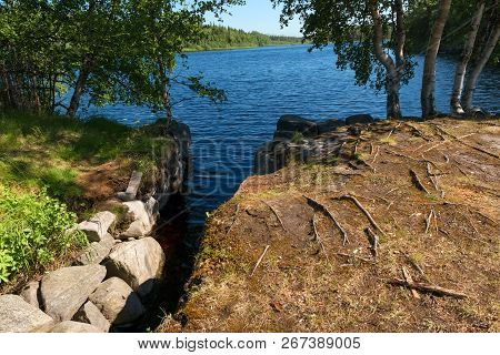 The Holy Lake Near The Holy Trinity Anzersky Skete Of The Solovki Monastery On The Anzersky Island, 