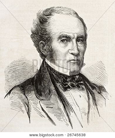 John Bell eski oyma portre, 1861 yılında Birlik başkan adayı. Bayard tarafından oluşturulan, yayımlama
