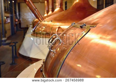 Beer Copper Fermentation Vats