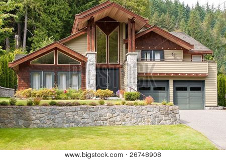 Luxusní dům v Vancouver, Kanada.