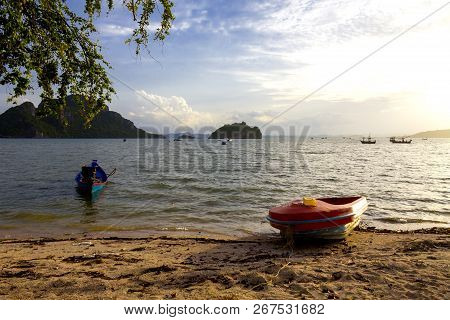 The Beach Bang Boet Beautiful With Sunshine At Chumphon Province Thailand Is Famous For Travel