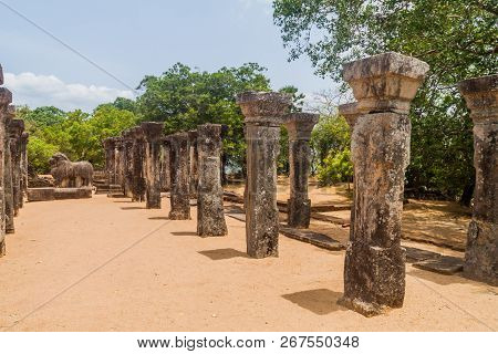 Nissanka Malla Temple At Ancient City Polonnaruwa, Sri Lanka