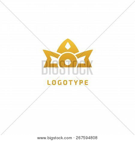 Vector Stock Logo, Abstract Crown Vector Template. Illustration Design Of Elegant, Premium And Royal