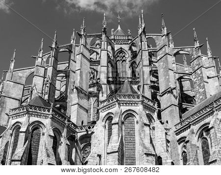 Le Mans Cathedral, France.