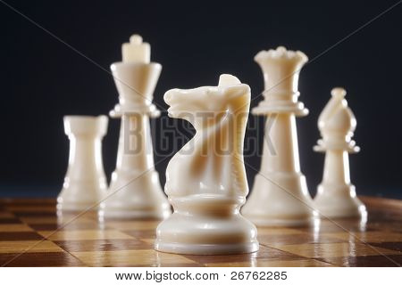 Chess piece isolierten auf weißen Hintergrund