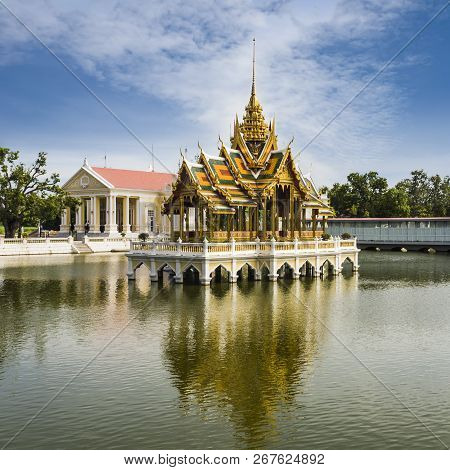 Phra Thinang Aisawan Thyphya-art, The Summer Palace North Of Bangkok, Thailand, Built In 1876 By Kin
